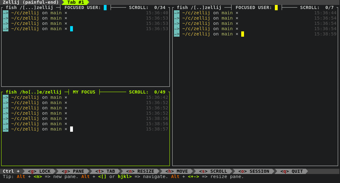 Share your Terminal with Multiple Cursors