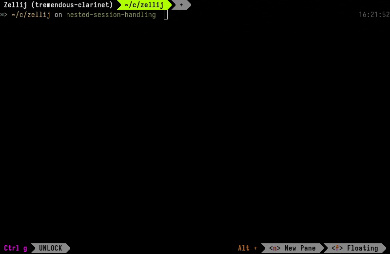 An animated gif demonstrating nested sessions